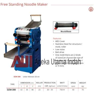 Getra DZM-300 Free Standing Noodle Maker - Mesin Pencetak Mie / Mesin Pembuat Mie - DZM 300 DZM300
