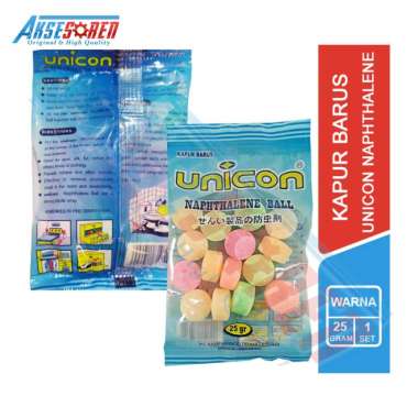 Kamper Kapur Barus Unicon [25 Gram] / Karbol Pewangi Baju Pakaian Biru
