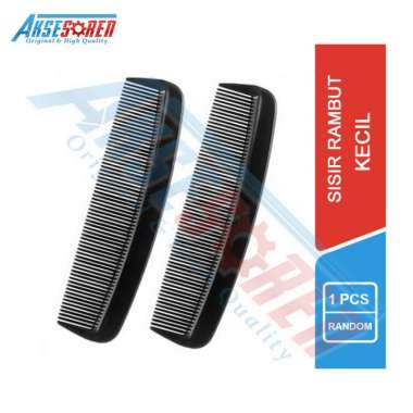 Sisir Saku Kecil Pomade Aksesoren / Sisir Rambut Pocket Comb Anak Balita Hitam