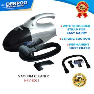Denpoo HRV 8031 Tornado System Vacuum Cleaner - Silver BLACK