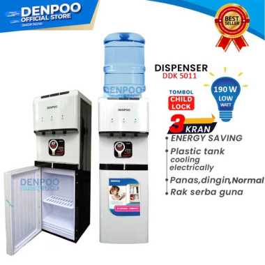 Denpoo DDK 5011 Electro Dispenser [Non Kompressor] WhiteBlack