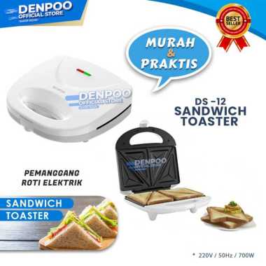 GASPOL - Denpoo DS 12 Sandwich Toaster white