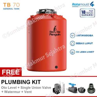 Tangki Air / Tandon / Toren Penguin 650 Liter - TB 70 ORANGE