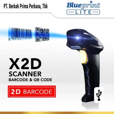 Blueprint Barcode Scanner Infrared CCD USB BP-LITEX2D Hitam