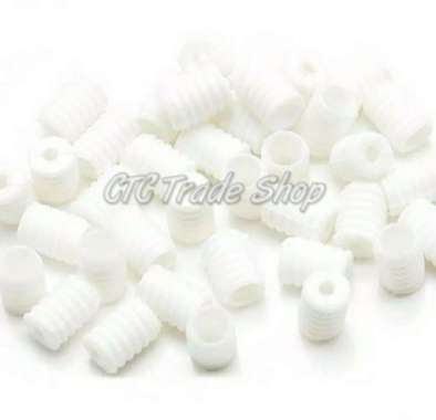 Pengatur Tali Masker PM 2.5 Cord Lock Adjuster - Per Bgks Isi 10 Pcs Putih