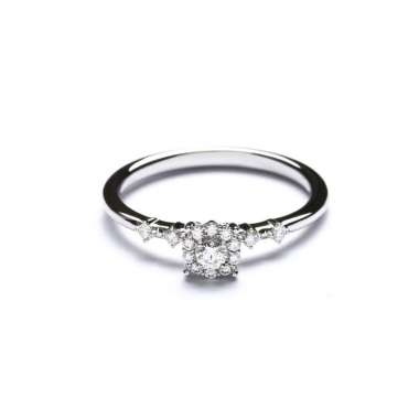 Lino and Sons - Cincin Berlian F VVS (Tamara Diamond Ring) 14