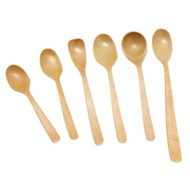 COOKS HABIT WOODEN SERIES SPOON BEECHWOOD - PER 1 PCS l SENDOK KAYU DINNER SPOON