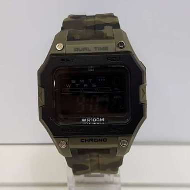 CAT OF.147.28.148 Digital Jam Tangan Pria Rubber Strap Original Army
