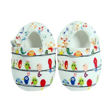 Boo and Bit Birds Sepatu Bayi - White Boo and Bit Birds Sepatu Bayi - White