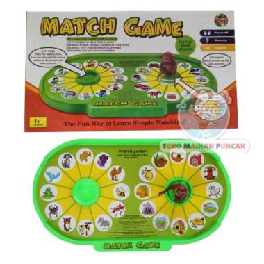 Mainan MATCH MONKEY GAME Edukasi Anak 2 Tahun