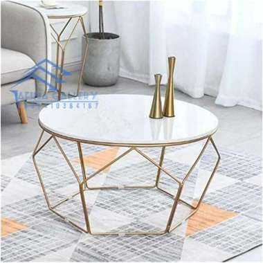 Coffe table marmer asli