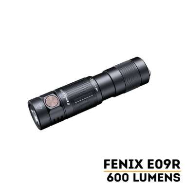 Fenix E09R Rechargeable High-Output Flashlight – 600 Lumens / Senter Lampu Outdoor /Senter Hiking Ca