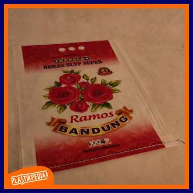 Karung Beras Laminasi Ramos Bandung 5 kg – Ukuran 30x45 cm (Isi 30 pcs)