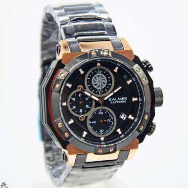 Balmer B.7998MBR Jam Tangan Pria - Black Rosegold Black Rosegold