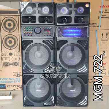 Speaker Aktif Karaoke 12 inch DAT MGM 722 Subwoofer (BELUM ONGKIR)