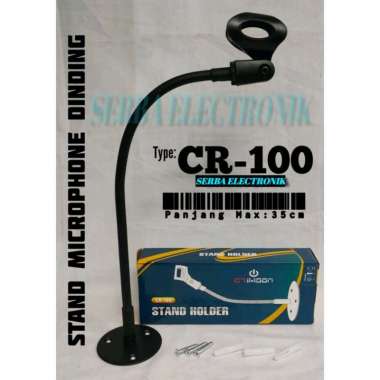 STAND MIC IMAM CRIMSON CR 100 HOLDER DINDING MICROPHONE CR100