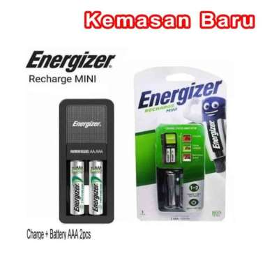 Baterai Charger AA / AAA Dan 2 Baterai AAA 700 mAh Energizer