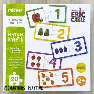 Mideer X Eric Carle - Math and Count Puzzle
