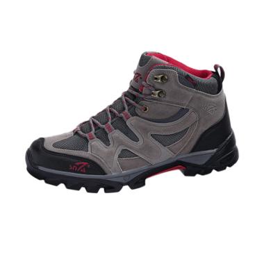 Snta Boots Hiking Sepatu Gunung Pria - Grey Red [491]