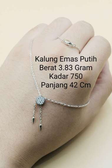 Kalung Emas Putih Harga Terbaru November 2021 Blibli