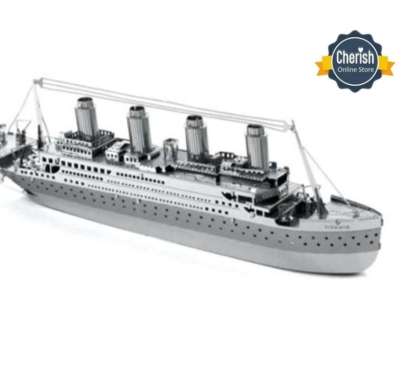 Puzzle 3D Metal Kapal TITANIC | Miniatur Replika Kapal Laut MB-017