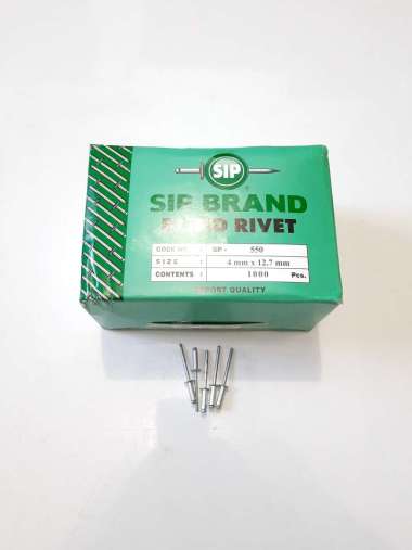 Paku Rivet SIP BRAND SP 550 / Paku Lipet Harga Per Kotak (D423K)