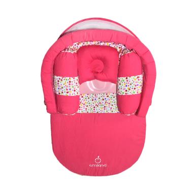 OMILAND OBK5213 Bordir Polkadot Ova ... Bayi with Kelambu - Pink