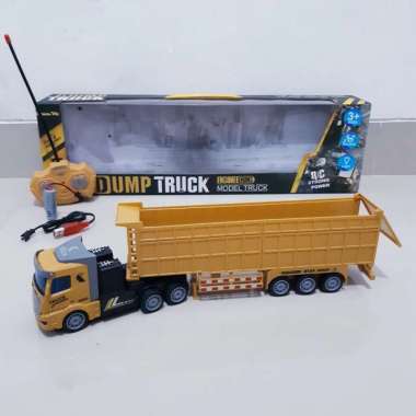 RC Dump Truck Remote Control - Mainan Mobil Truk Pasir Anak Edukasi