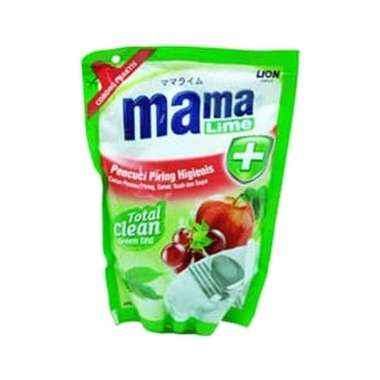 Promo Harga MAMA LIME Cairan Pencuci Piring Green Tea 400 ml - Blibli