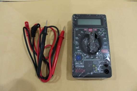 Multitester Digital Masda DT830D ( ada buzzer ) hitam