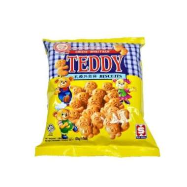 Hup seng teddy cheese biscuit 120gr pak
