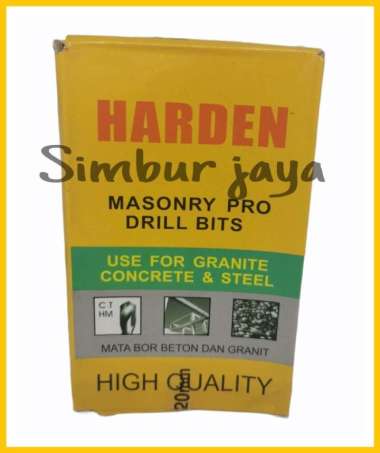 Mata bor beton tembok HARDEN 5mm 6mm 8mm 10mm