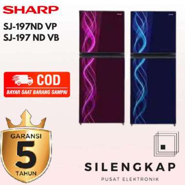 Sharp Kulkas Sj-197Nd Vp-Vb merah