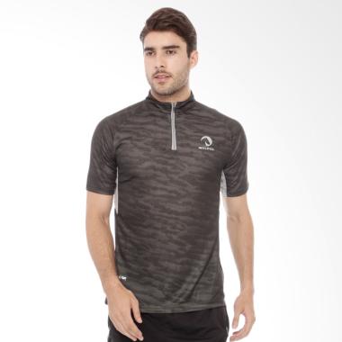 Waldos Sports Apparel Polo Army Baju Training Olahraga Pria - Black