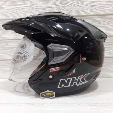 NHK PREDATOR CRYPTON BLACK GLOSSY 2visor XL