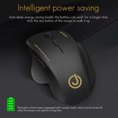 JOYSEUS Wireless Mouse 1600DPI USB Computer 2.4GHz Mouse - MS0002