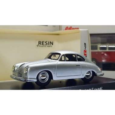 SCHUCO PORSCHE 356 GMUND COUPE 1948 SILVER