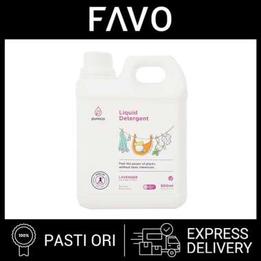 Detergent Pakaian Bayi - Pureco Liquid Detergent - 900 mL