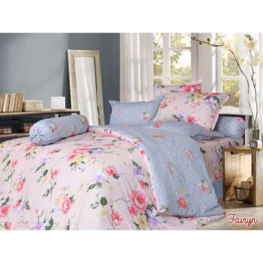 Rise Sprei Bahan Sateen Cotton Katun Motif Fairyn 120 x 200