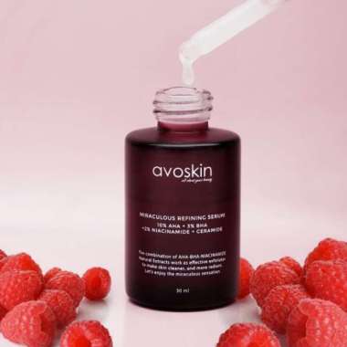 Avoskin Miraculous Refining Serum 30ml - Serum Wajah Glowing Bebas Kusam - Serum Penghalus Kulit Waj