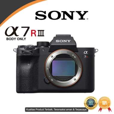 Sony Alpha A7R mark III Body Only - A7RIII ILCE Sony Full Frame  PAKET BONUS