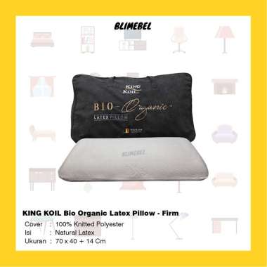 King Koil Bio Organic Latex Pillow - Firm