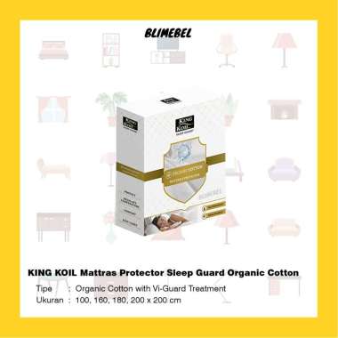 King Koil Mattress Protector Sleep Guard Organic Cotton 200 x 200