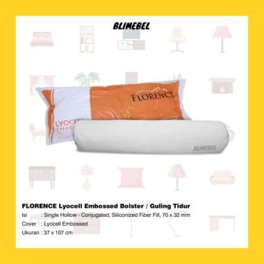 FLORENCE Lyocell Embossed Bolster / Guling Tidur