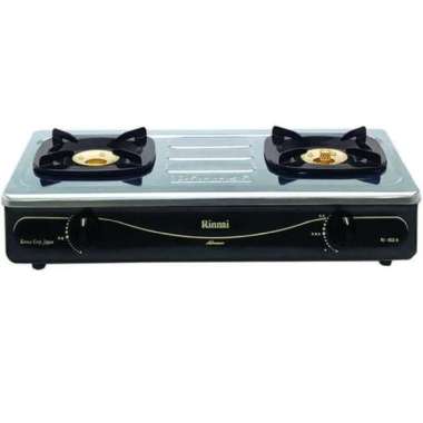 Rinai Kompor Gas Rinnai 2 Tungku Stainless RI 602 A RI602 A RI-602 A Garansi hitam