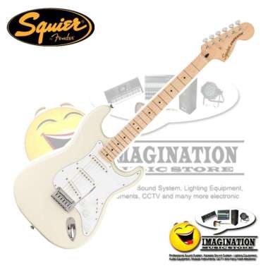 Squier Affinity Stratocaster 2021 - Olympic White w/ Maple Fingerboard