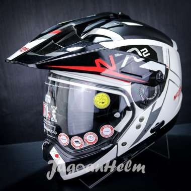 NOLAN HELM N702X BUNGEE #039 | METAL WHITE | N70.2X BUNGEE XL