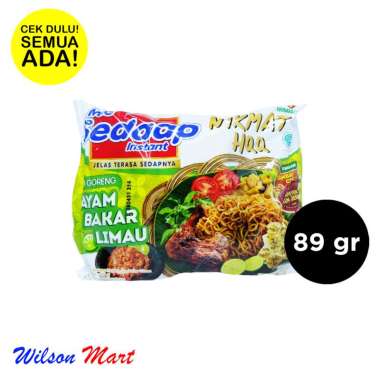 MIE SEDAAP INSTANT MI GORENG RASA AYAM BAKAR LIMAU 89 GRAM