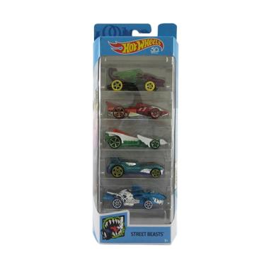 Mattel Hot Wheels 5 Gift Pack Street Beasts Dragon Hammer Down etc Set