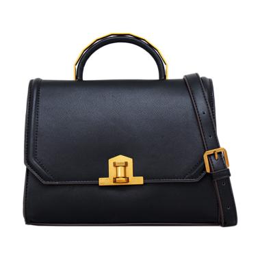 Elizabeth Bag Emsio Ilaria Handbag Wanita - Black